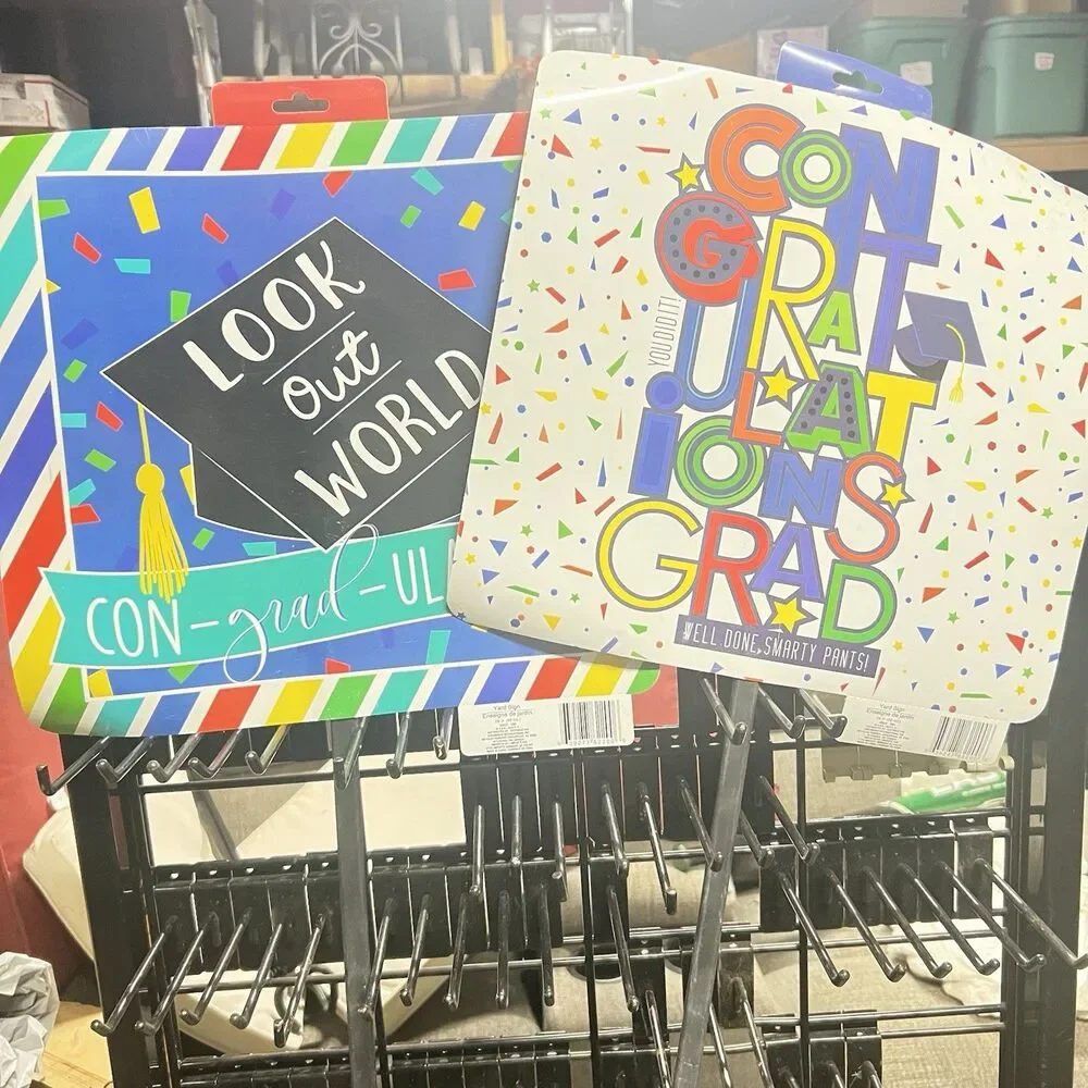 Graduation Celebration!- Party Decor- Gift Bag- Yard Signs! CONGRATS GRADUATES!